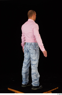 George Lee blue jeans pink shirt standing whole body 0006.jpg
